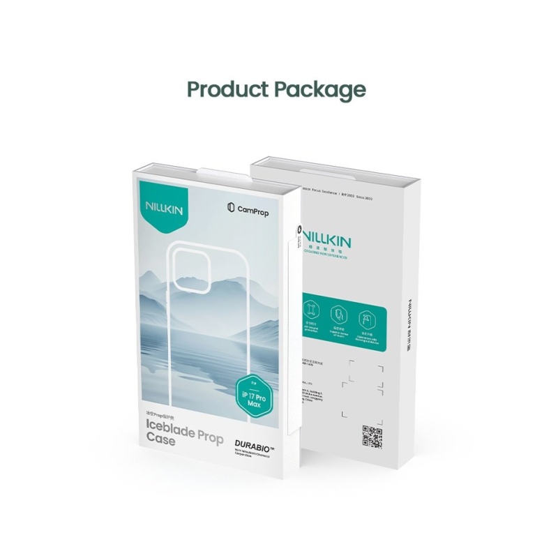 Nillkin Iceblade Prop Kryt pro Apple iPhone 17 Pro Max Dark Night Black