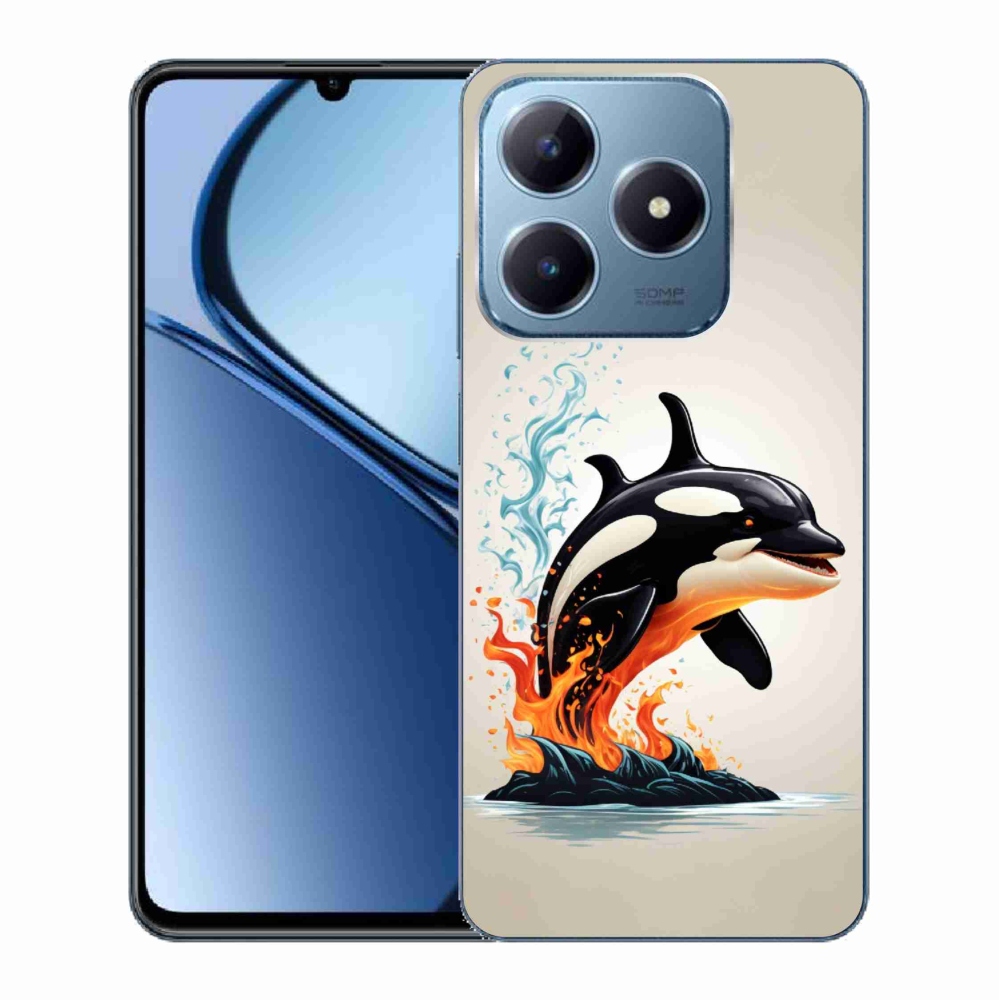 Gelový kryt mmCase na Realme C63 - kosatka