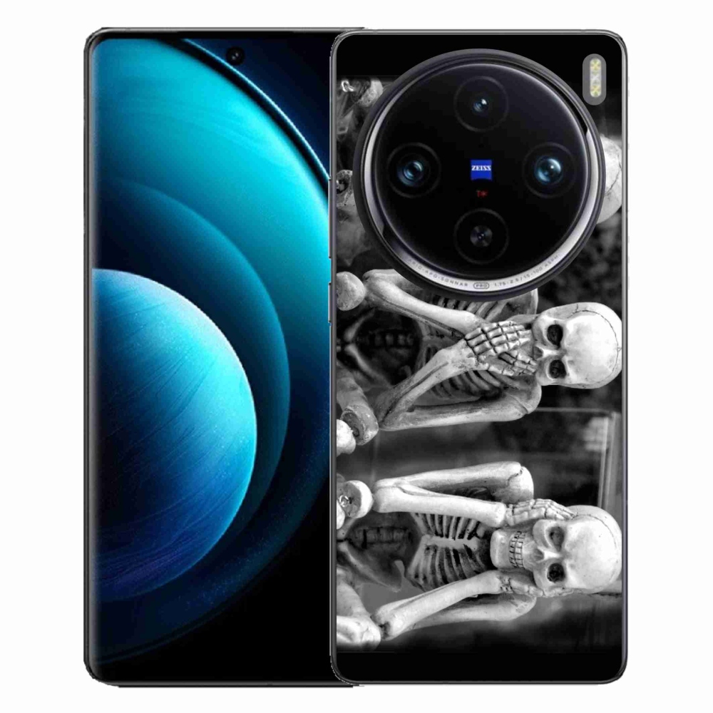 Gelový kryt mmCase na Vivo X100 Pro 5G - kostlivci