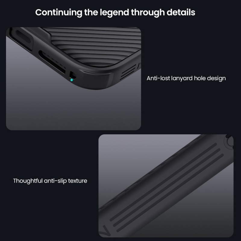 Nillkin CamShield PRO Magnetic Zadní Kryt pro Apple iPhone 17 Pro Max Black