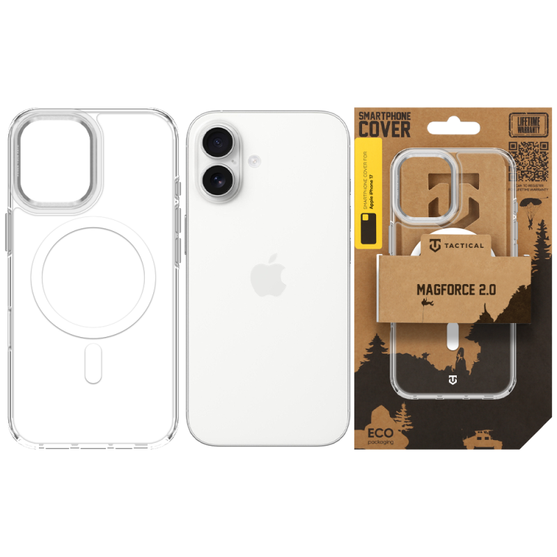 Tactical MagForce 2.0 Kryt pro Apple iPhone 17 Silver