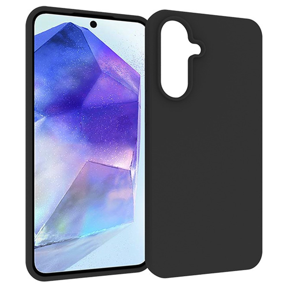 Matný gelový obal na Samsung Galaxy A56 5G - černý
