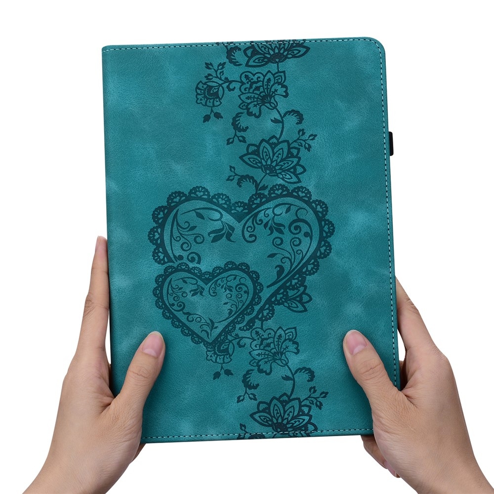 Heart zavírací pouzdro na tablet Xiaomi Redmi Pad SE 8.7 - zelené