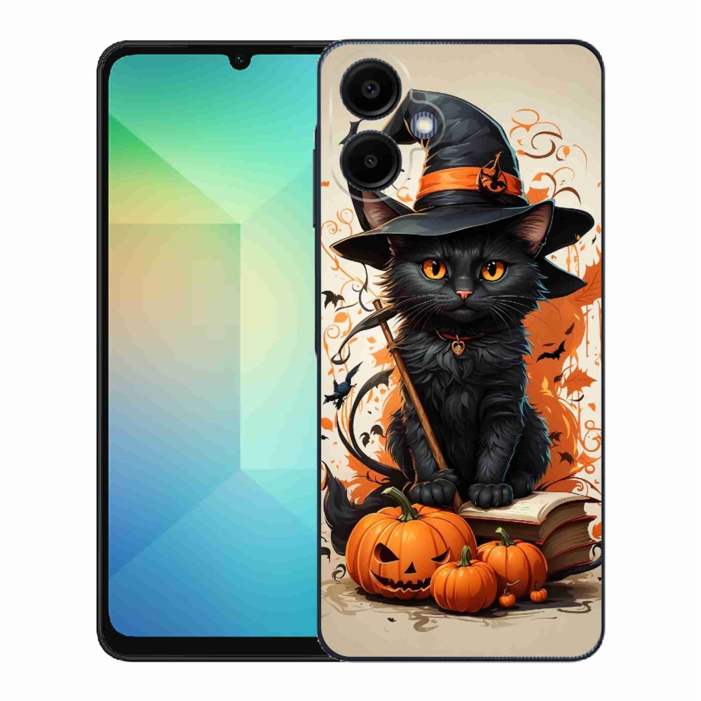 Gelový kryt mmCase na Samsung Galaxy A06 4G - kocour čaroděj