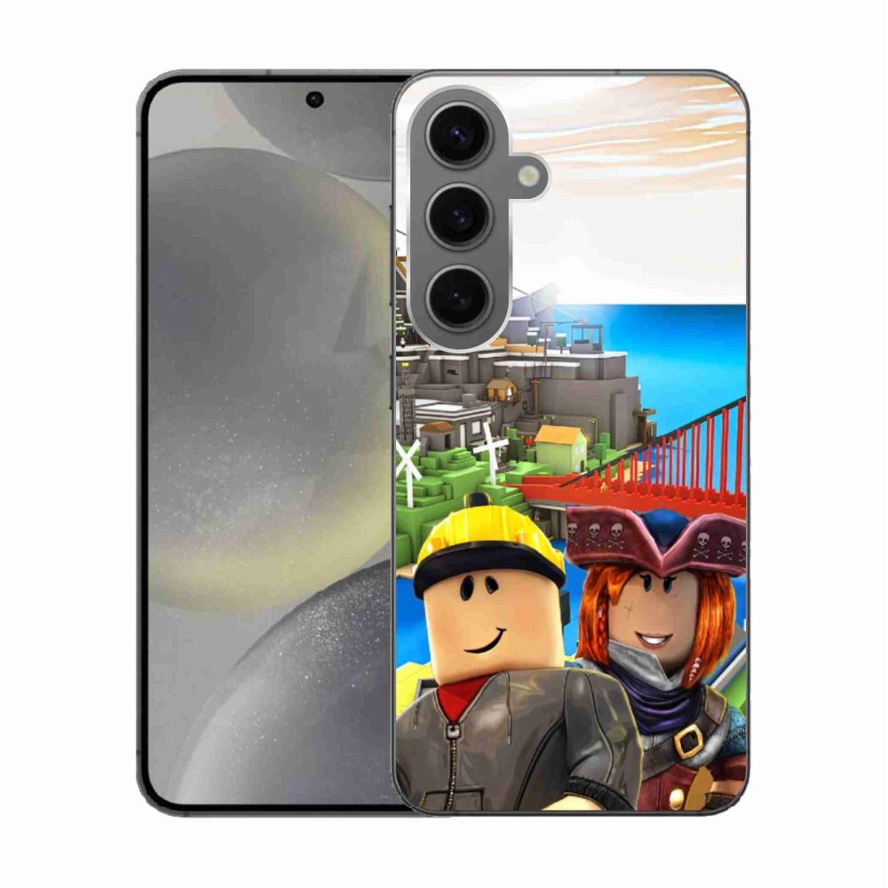 Gelový kryt mmCase na Samsung Galaxy S24 - roblox 1