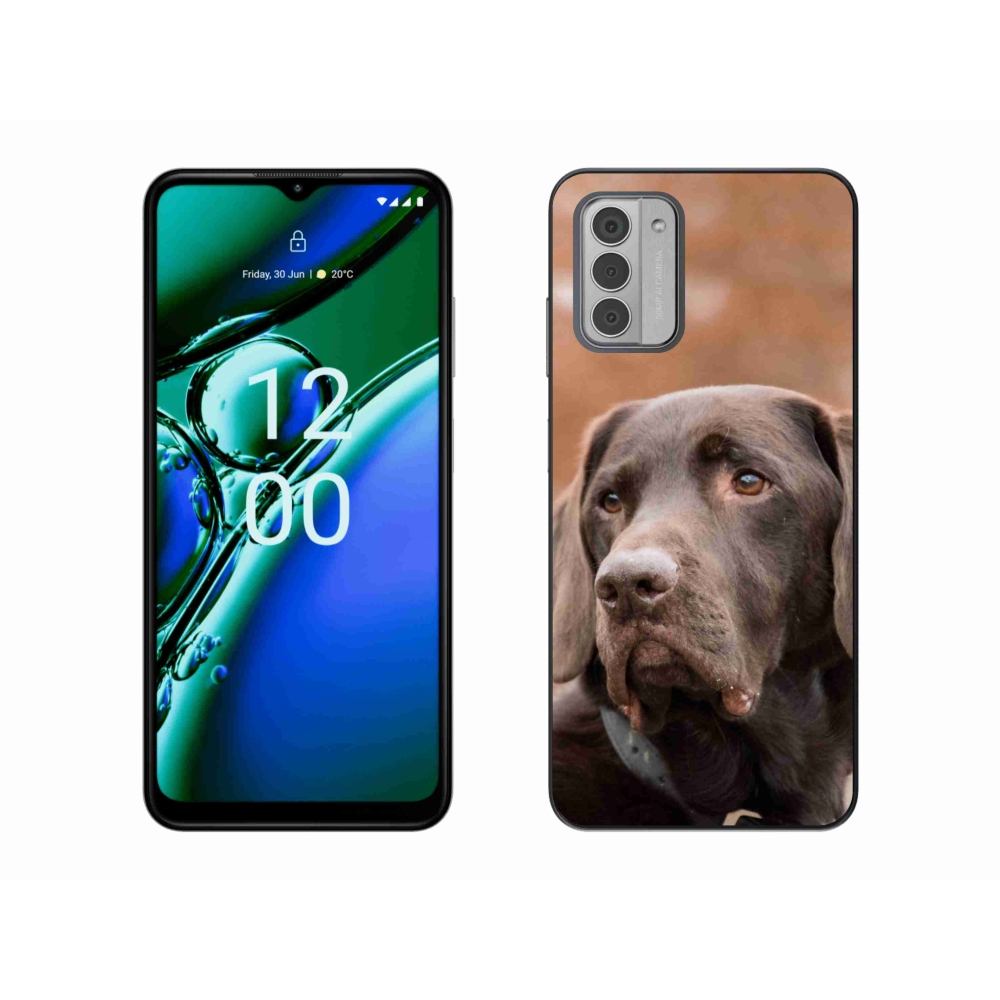 Gelový obal mmCase na Nokia G42 - hnědý labrador