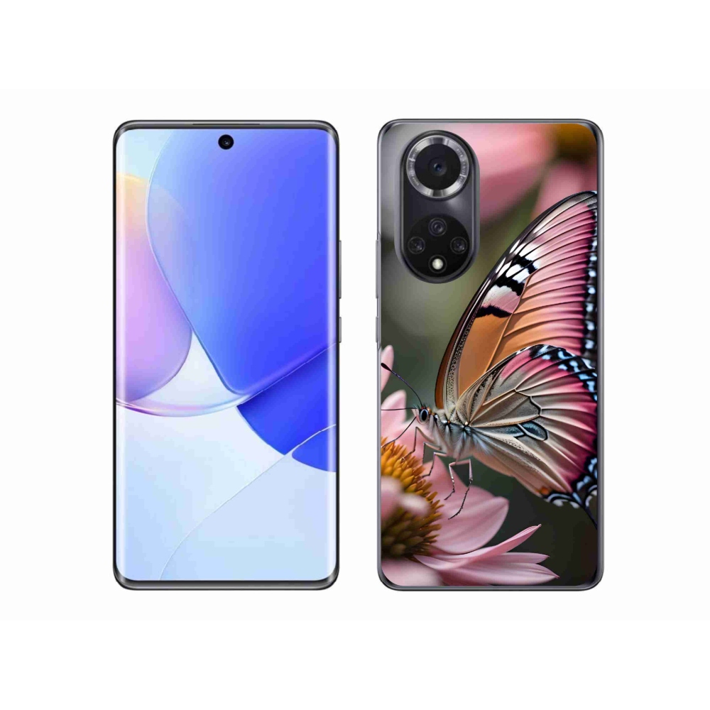 Gelový kryt mmCase na Honor 50 - barevný motýl