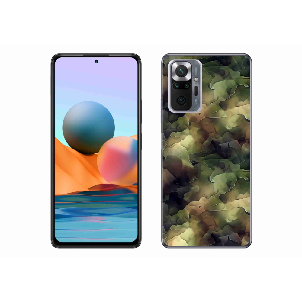 Gelový kryt mmCase na Xiaomi Redmi Note 10 Pro - maskáčový vzor 10