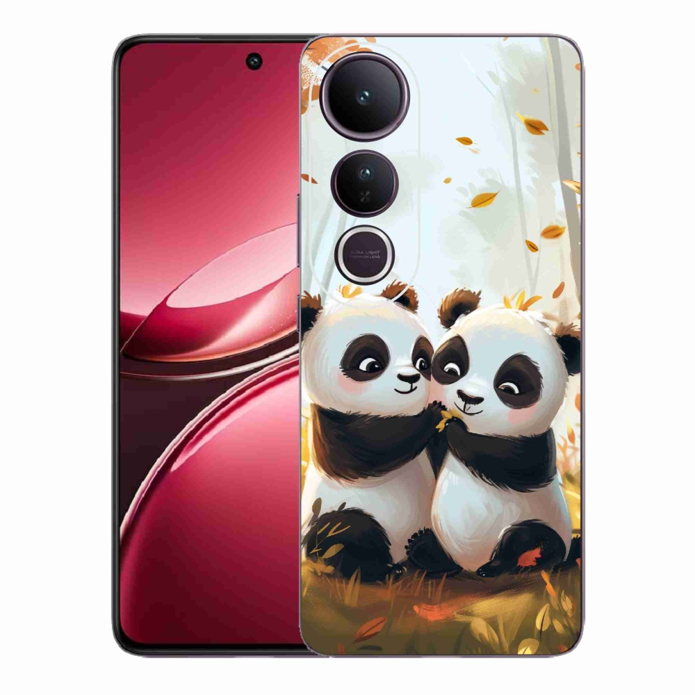 Gelový kryt mmCase na Vivo V50 Lite 4G/5G - pandy