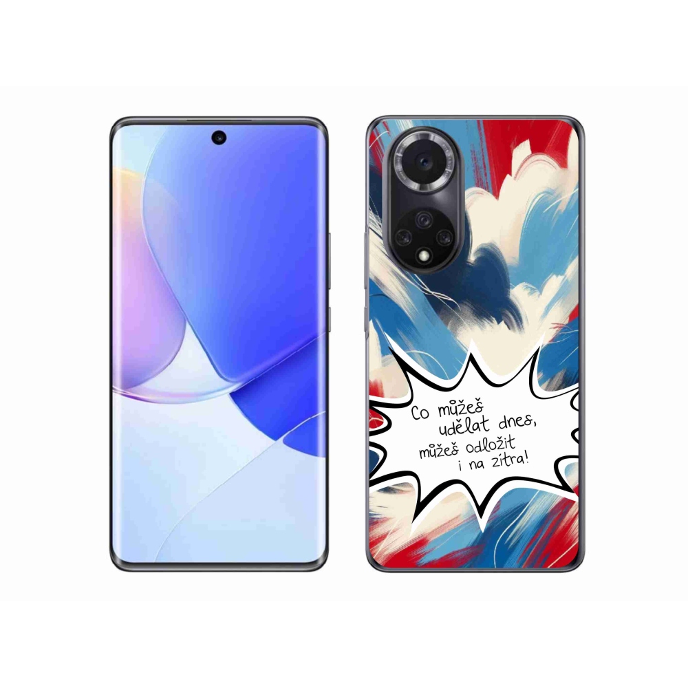 Gelový kryt mmCase na Huawei Nova 9 - vtipný text 9 bílé pozadí