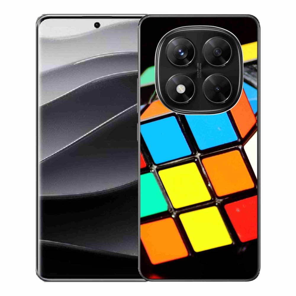 Gelový kryt mmCase na Xiaomi Redmi Note 14 Pro 5G/Poco X7 5G - rubikova kostka