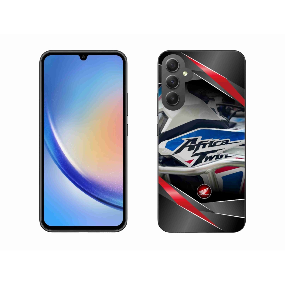 Gelový kryt mmCase na Samsung Galaxy A34 5G - motorka honda