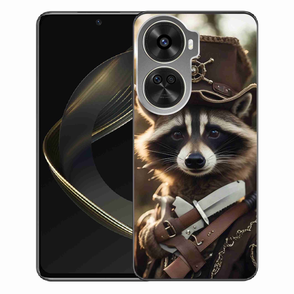 Gelový kryt mmCase na Huawei Nova 12 SE - mýval v uniformě
