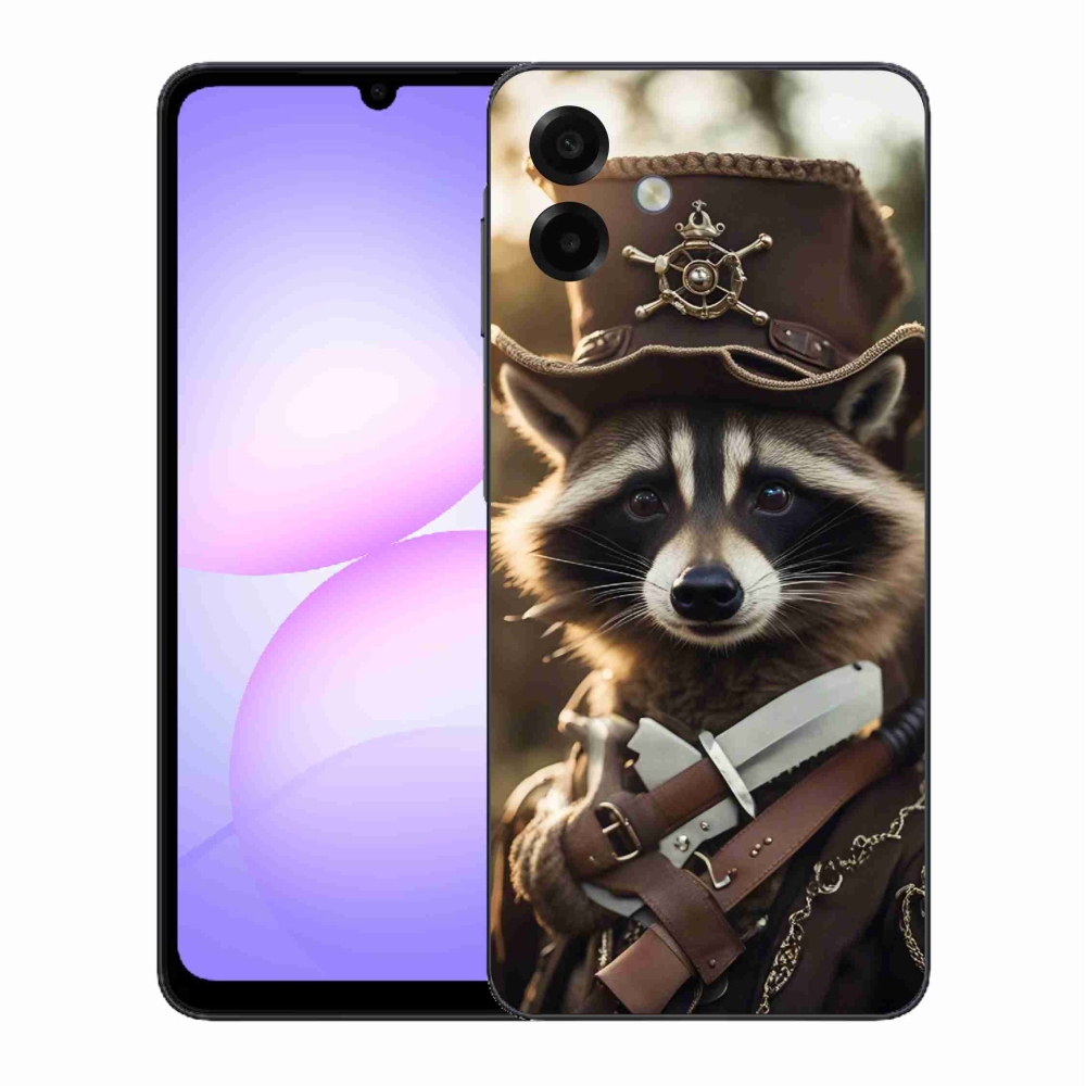 Gelový kryt mmCase na Samsung Galaxy A07 4G - mýval v uniformě