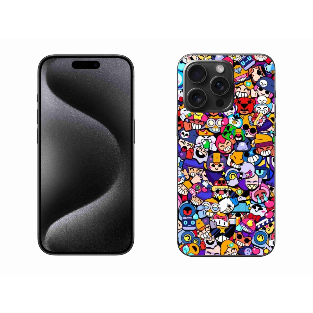 Gelový kryt mmCase na iPhone 15 Pro Max - brawl stars 2