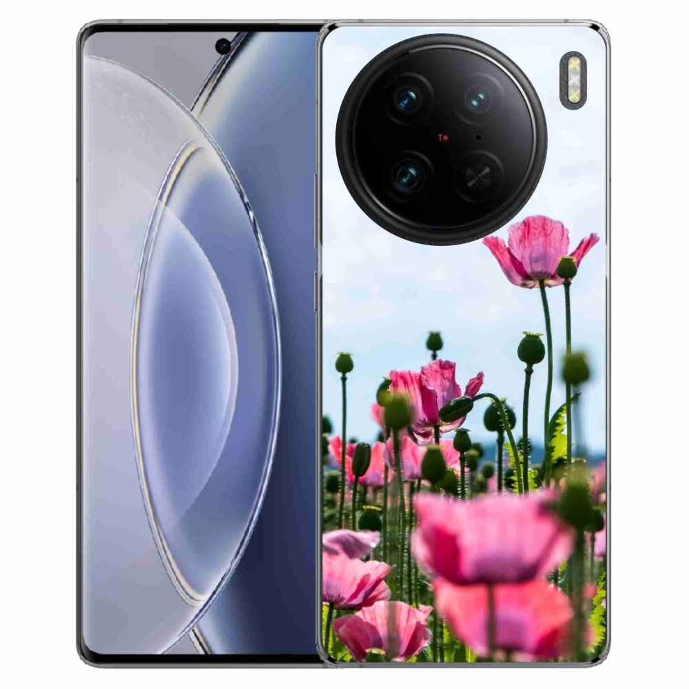 Gelový kryt mmCase na Vivo X90 Pro - vlčí mák