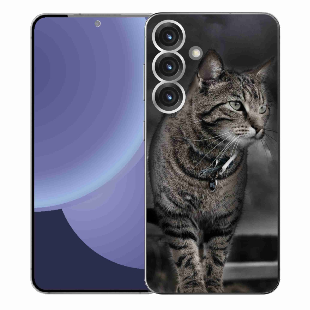 Gelový kryt mmCase na Samsung Galaxy S25+ - kočka