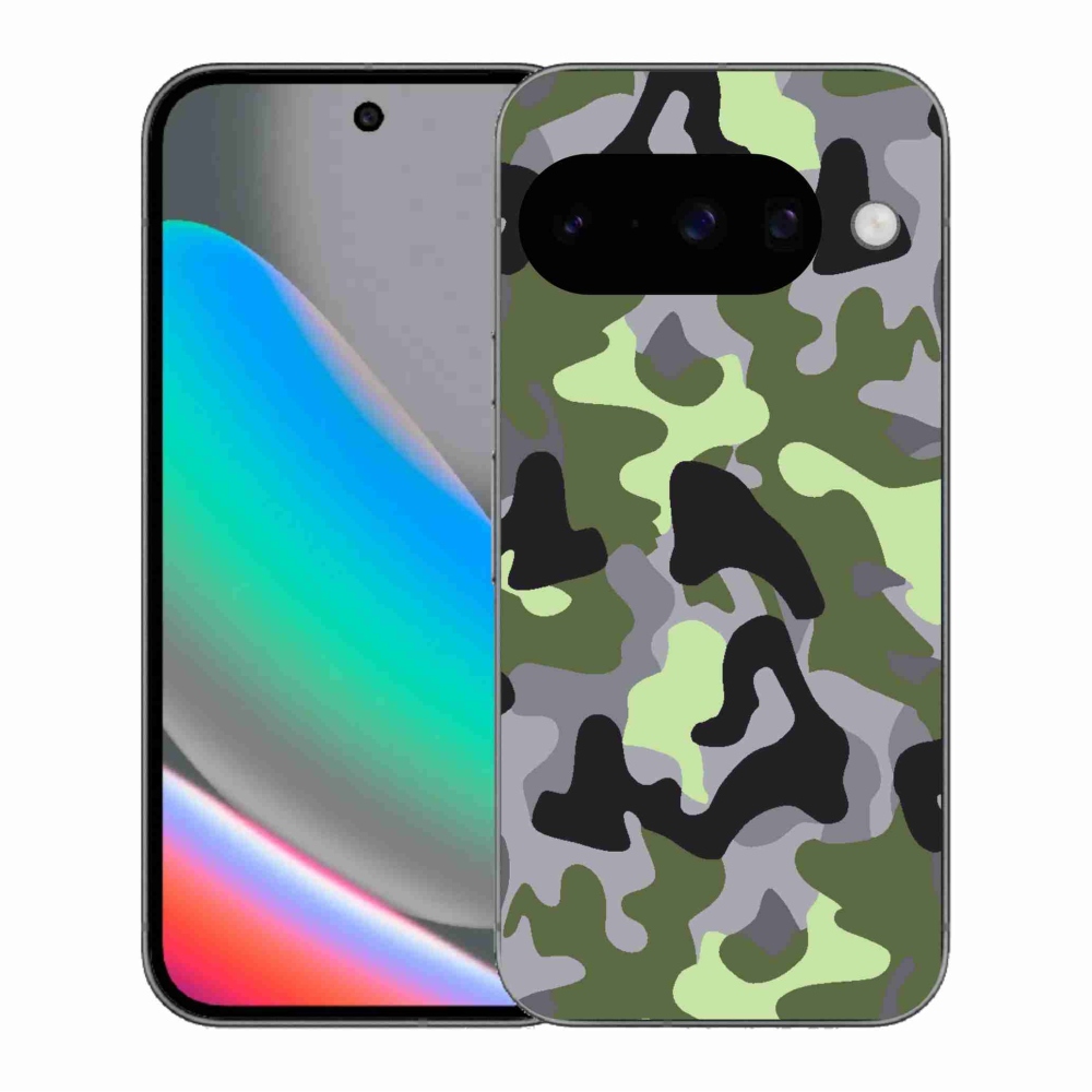 Gelový kryt mmCase na Google Pixel 10 - maskáčový vzor 7