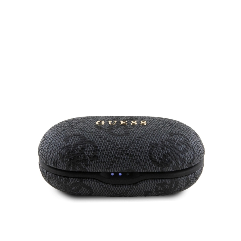 Guess PU 4G Metal Logo TWS Bezdrátová Sluchátka Black