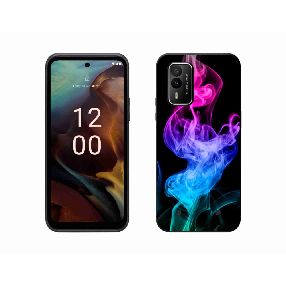 Gelový kryt mmCase na Nokia XR21 - abstraktní vzor 8