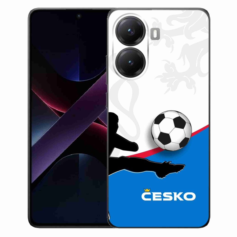 Gelový kryt mmCase na Xiaomi Poco X7 Pro 5G - fotbal Česko 3