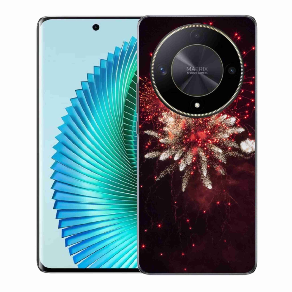 Gelový kryt mmCase na Honor Magic 6 Lite 5G - ohňostroj