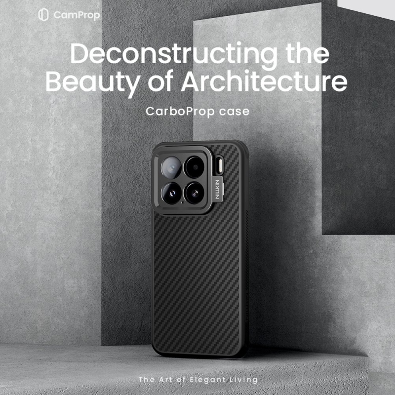 Nillkin CarboProp Aramid Magnetic Zadní Kryt pro Xiaomi 15 Black