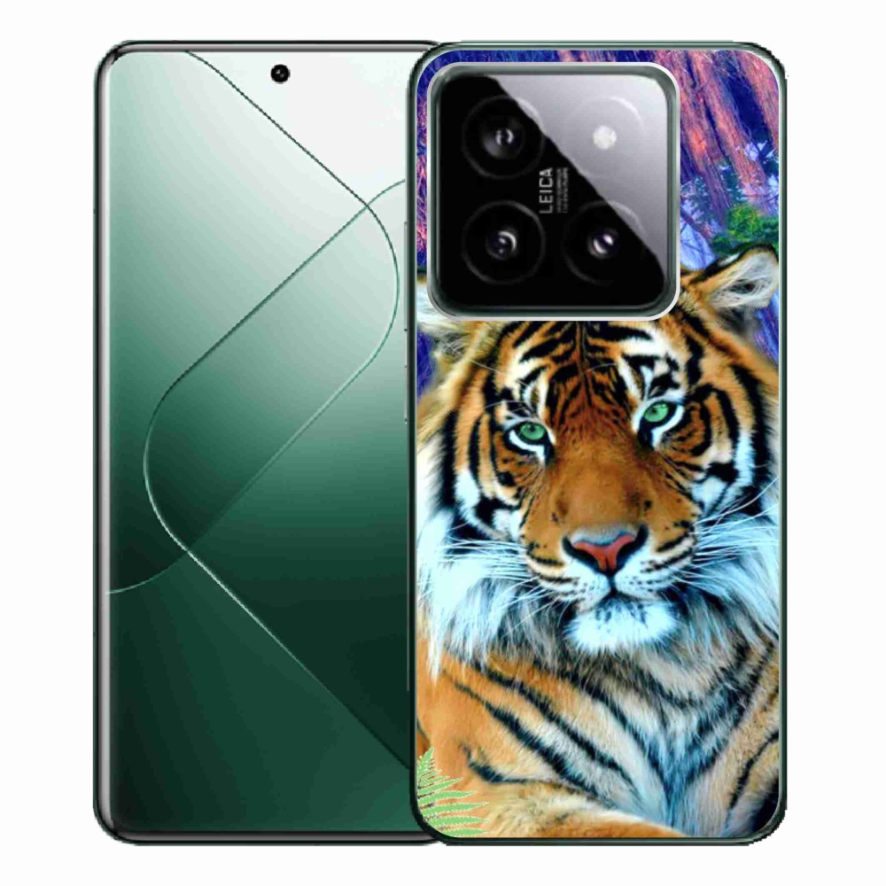 Gelový obal mmCase na Xiaomi 14 Pro - tygr