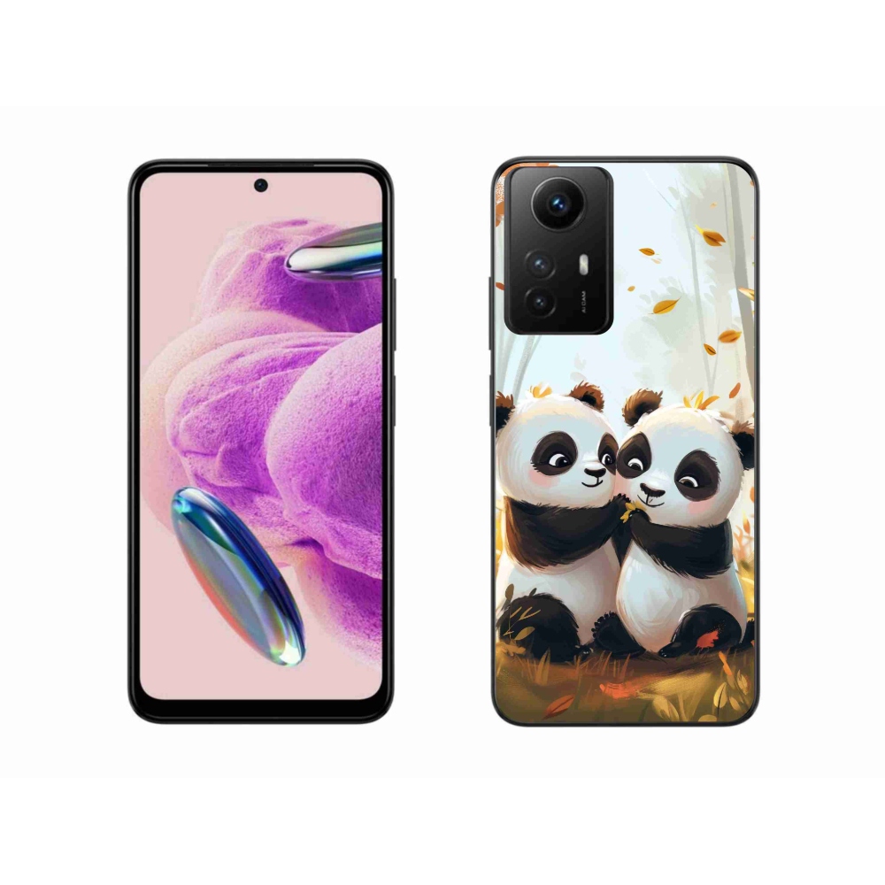 Gelový kryt mmCase na Xiaomi Redmi Note 12S - pandy