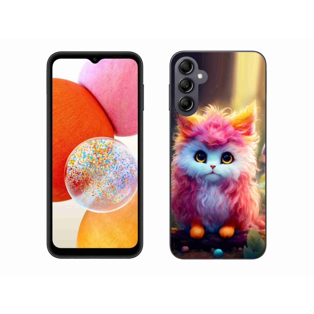 Gelový kryt mmCase na Samsung Galaxy A14 4G/5G - roztomilé kotě 5