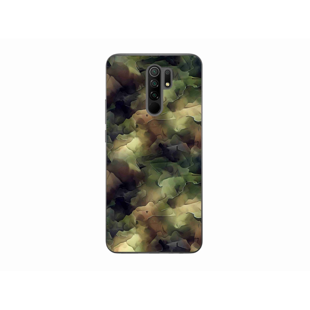 Gelový kryt mmCase na Xiaomi Redmi 9 - maskáčový vzor 10