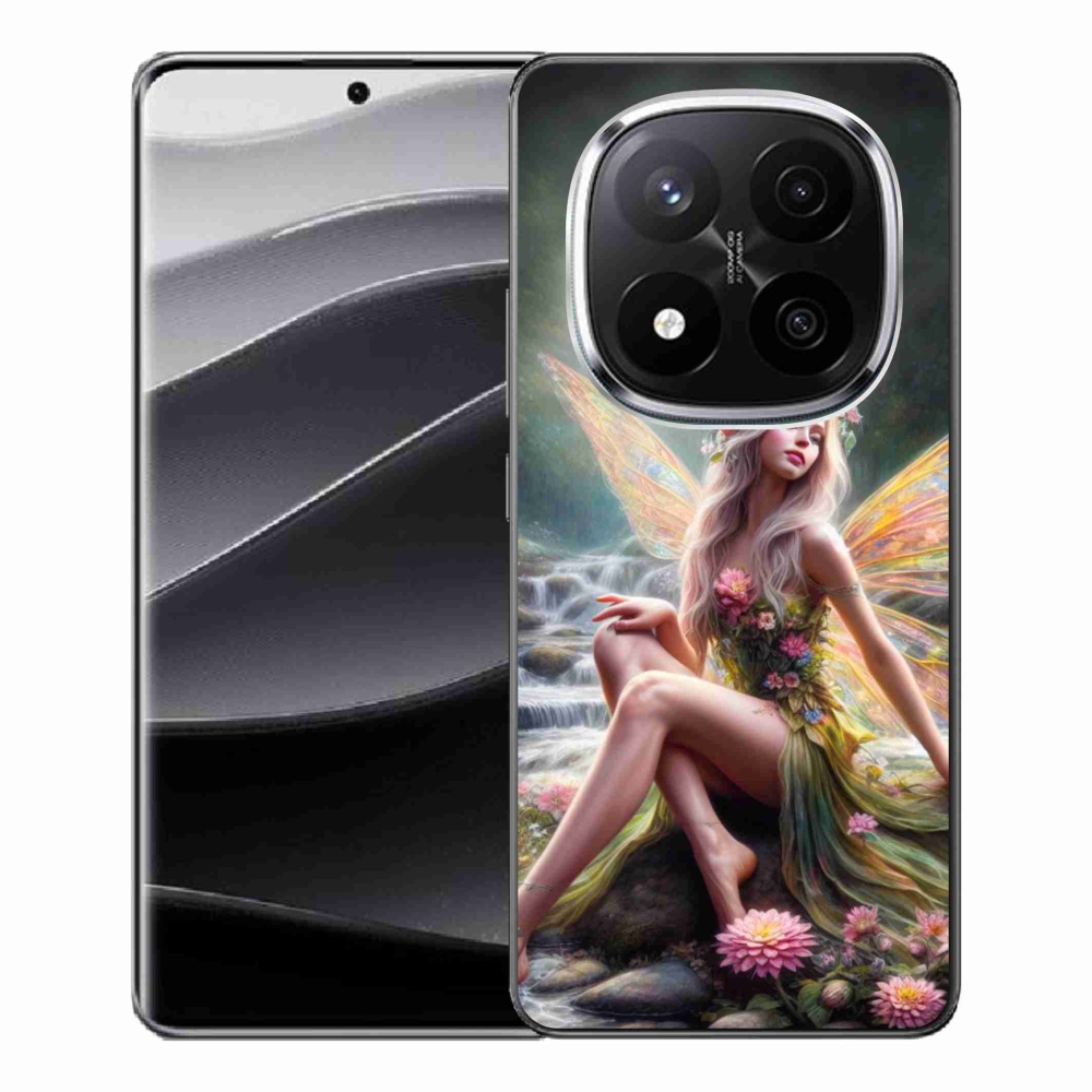 Gelový kryt mmCase na Xiaomi Redmi Note 14 Pro+ 5G - motýlí žena 1