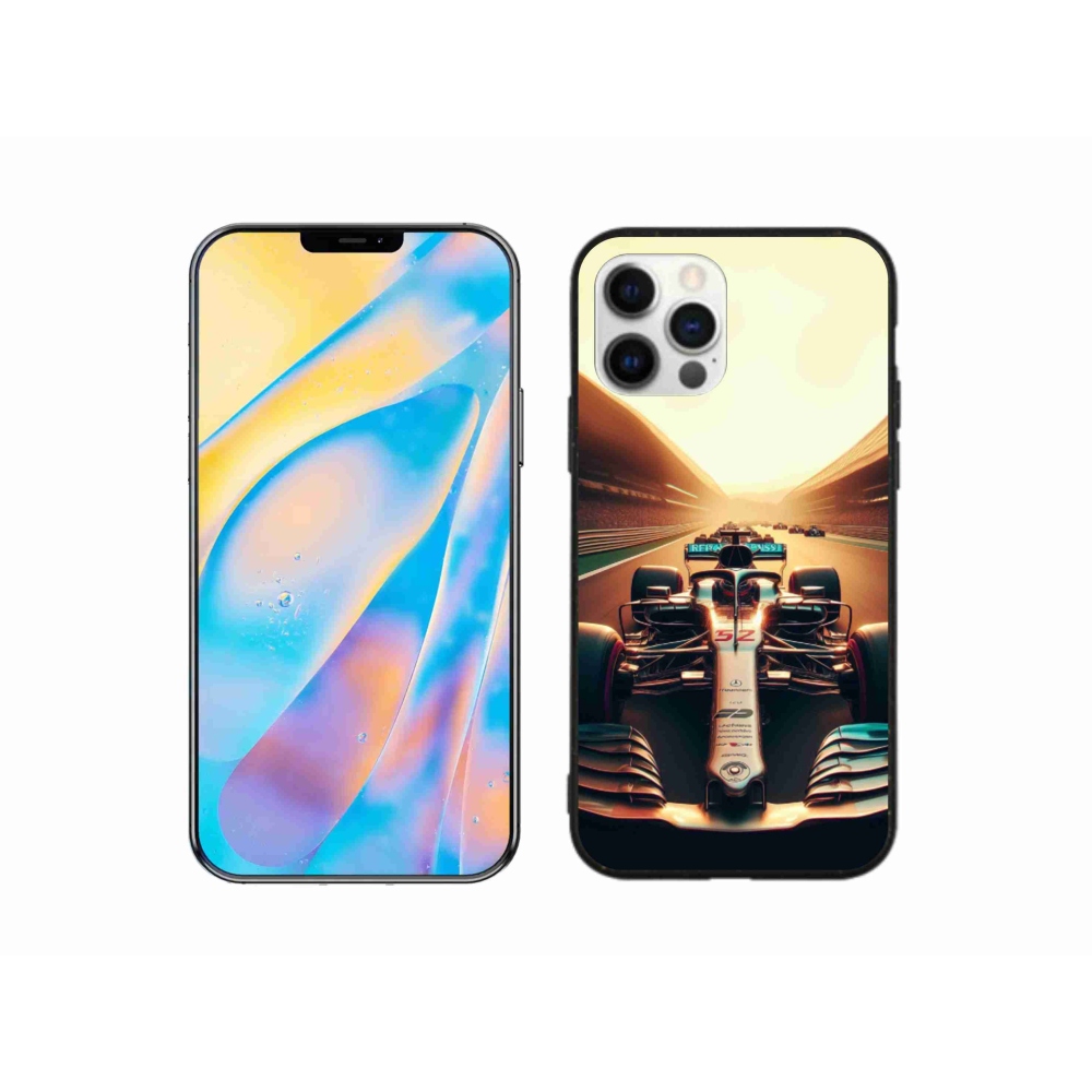 Gelový kryt mmCase na iPhone 12 - formule 1