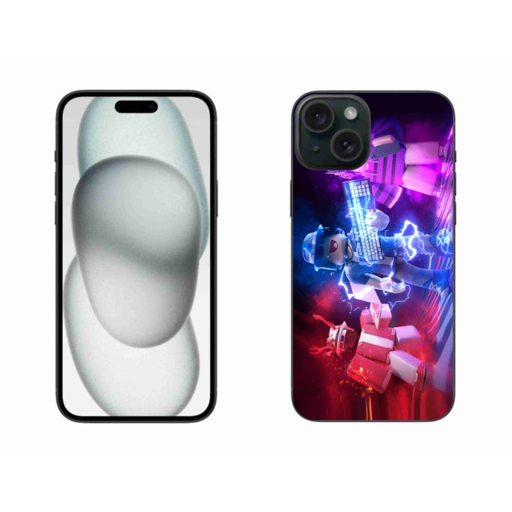 Gelový kryt mmCase na iPhone 15 Plus - roblox