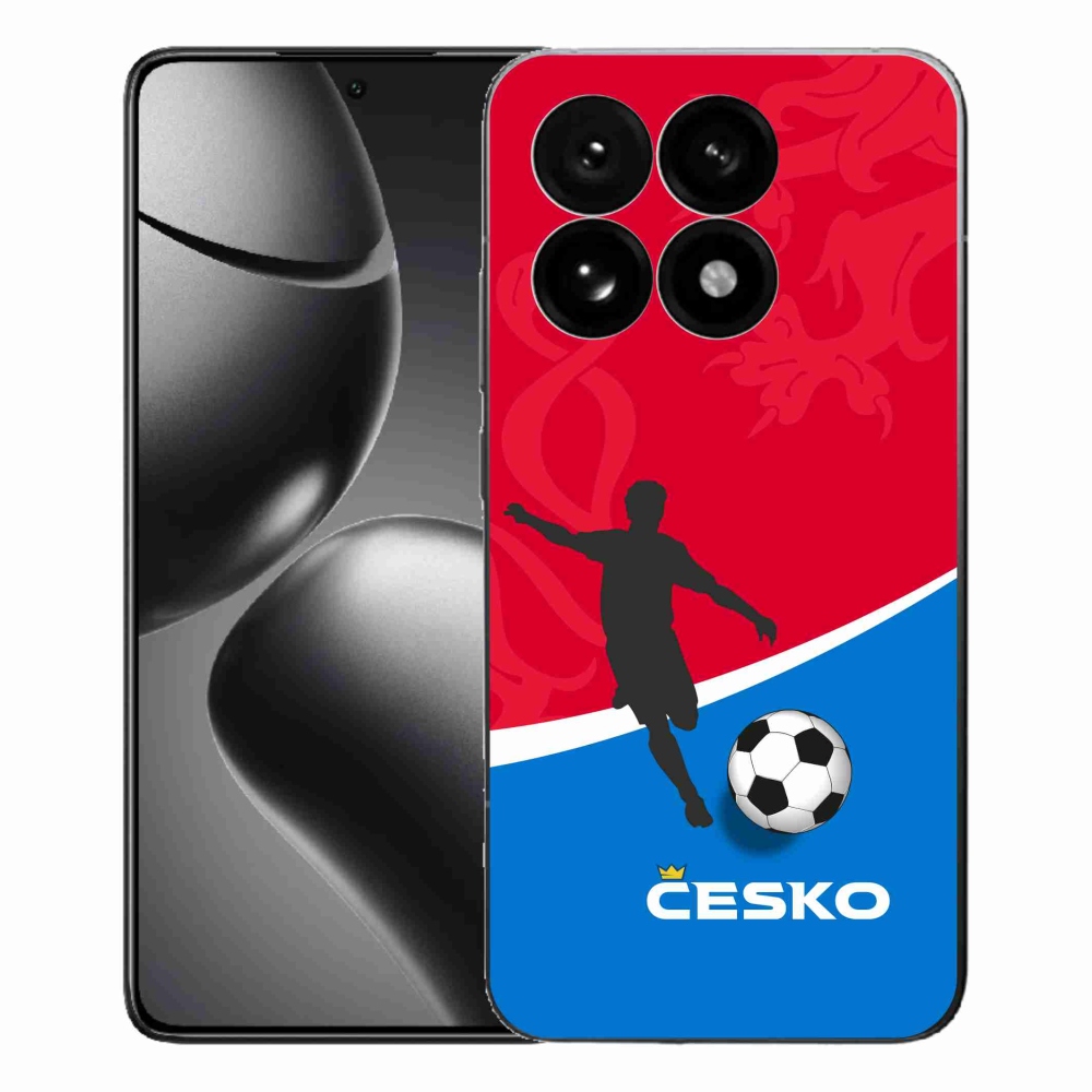 Gelový kryt mmCase na Xiaomi 15T - fotbal Česko