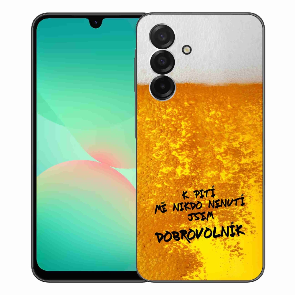 Gelový kryt mmCase na Samsung Galaxy A26 5G - pivní motiv 4