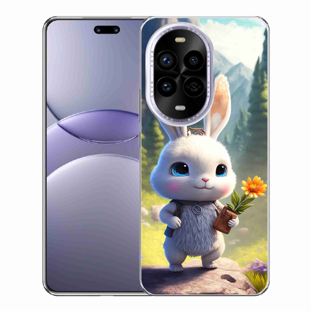 Gelový kryt mmCase na Huawei Nova 13 Pro 5G - roztomilý králíček