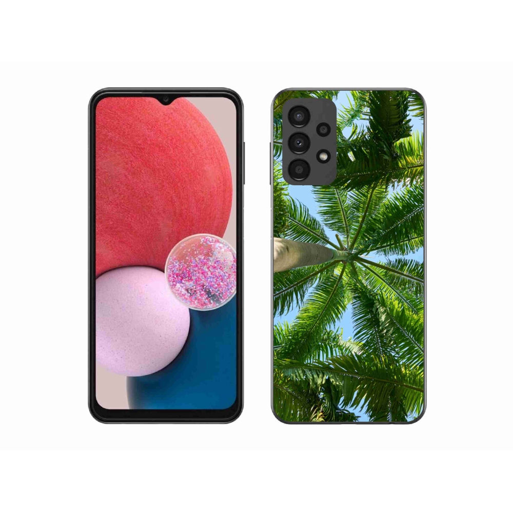 Gelový kryt mmCase na Samsung Galaxy A13 4G - palmy