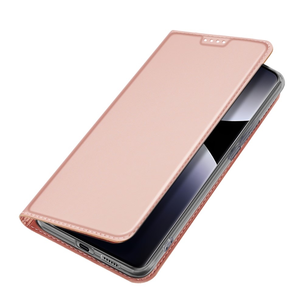 DUX knížkové pouzdro na Xiaomi Redmi Note 14 Pro - růžovozlaté