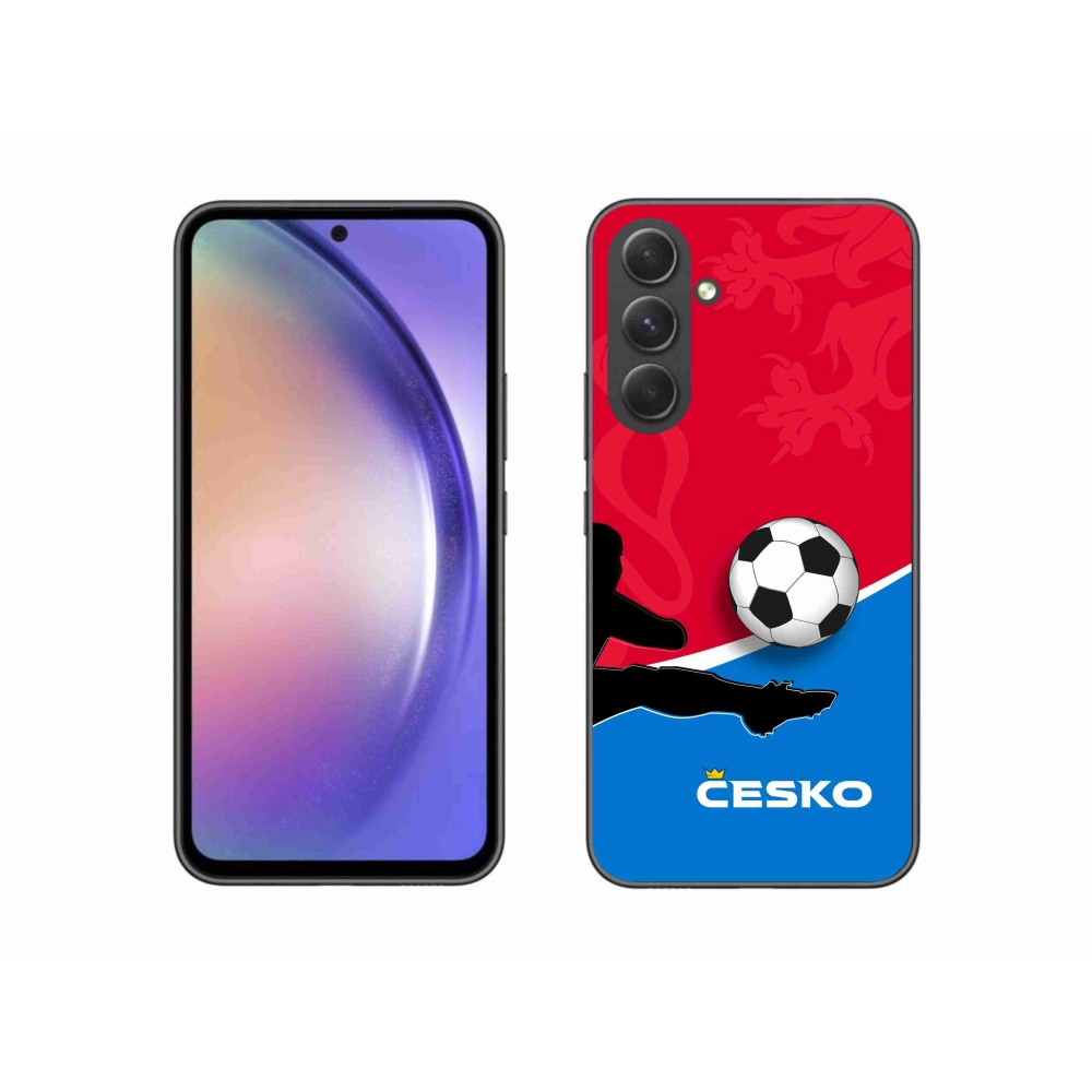 Gelový kryt mmCase na Samsung Galaxy A54 5G - fotbal Česko 2