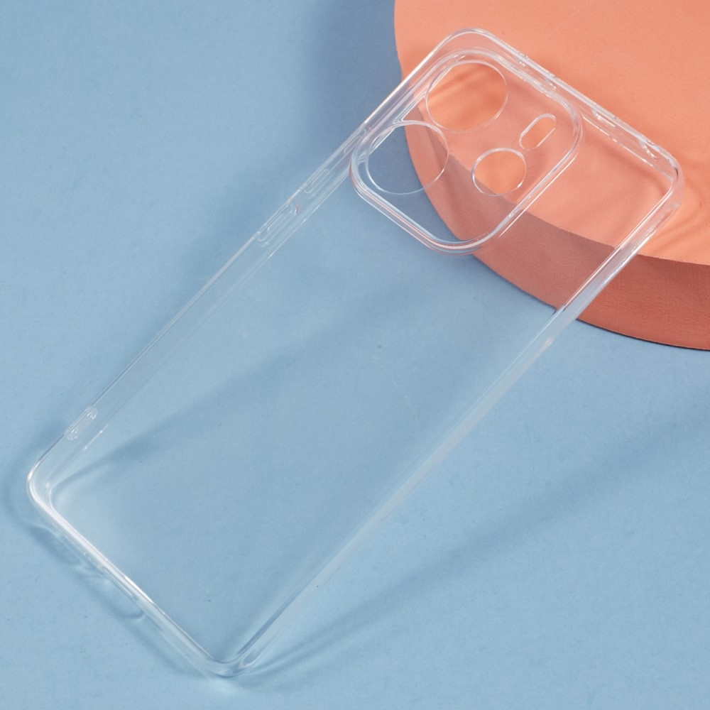 Průhledný gelový obal na Xiaomi Redmi Note 14 - průhledný
