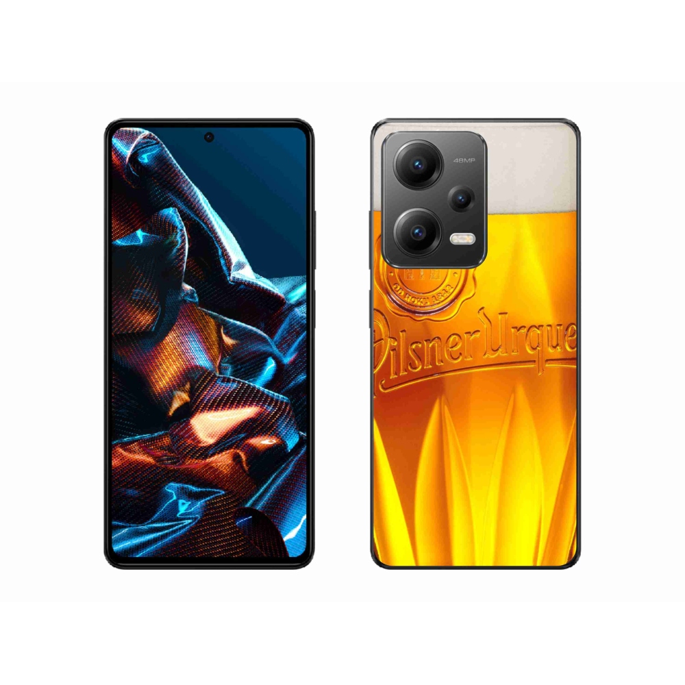 Gelový kryt mmCase na mobil Xiaomi Redmi Note 12 Pro 5G - pivo