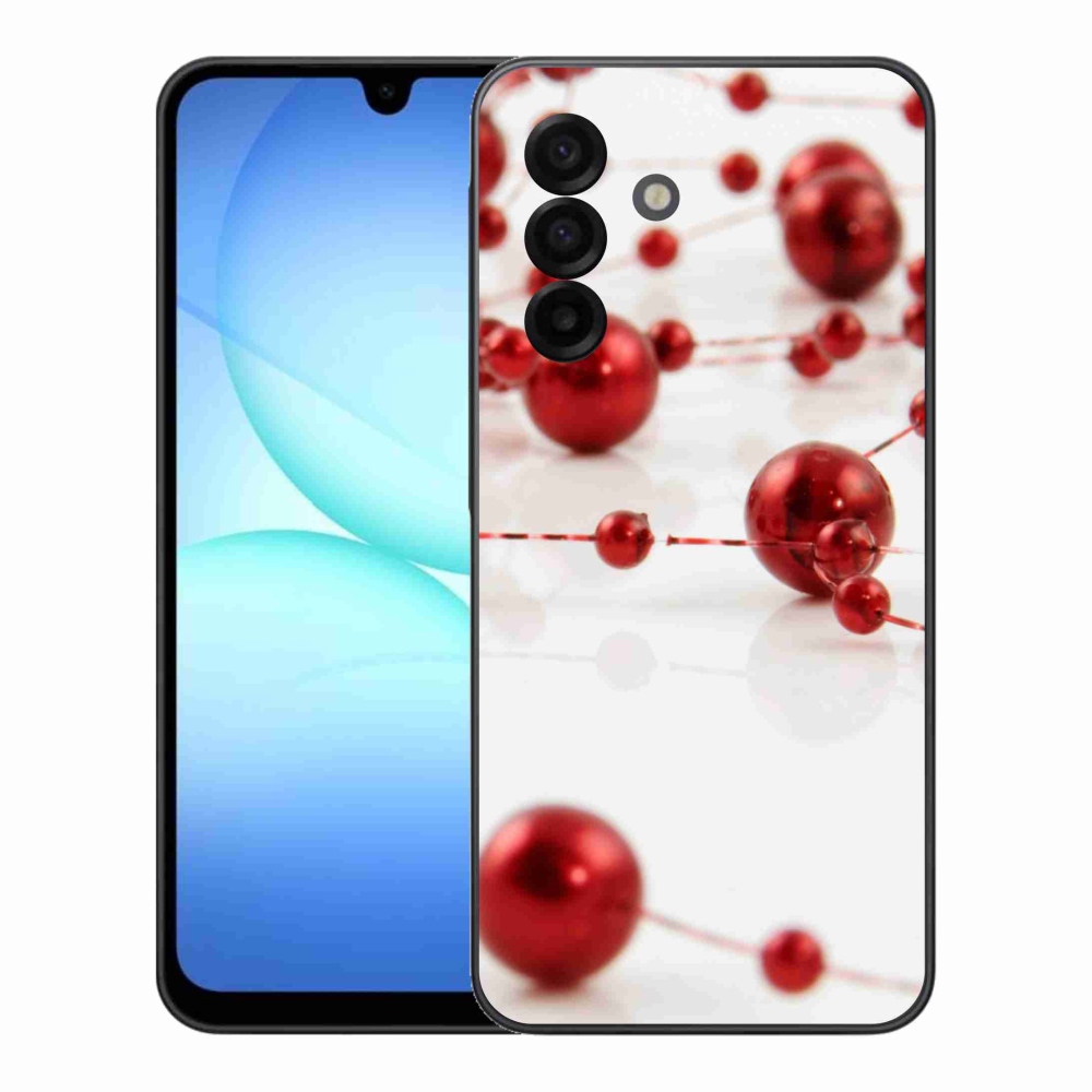 Gelový kryt mmCase na Samsung Galaxy A17 5G - vánoční řetěz