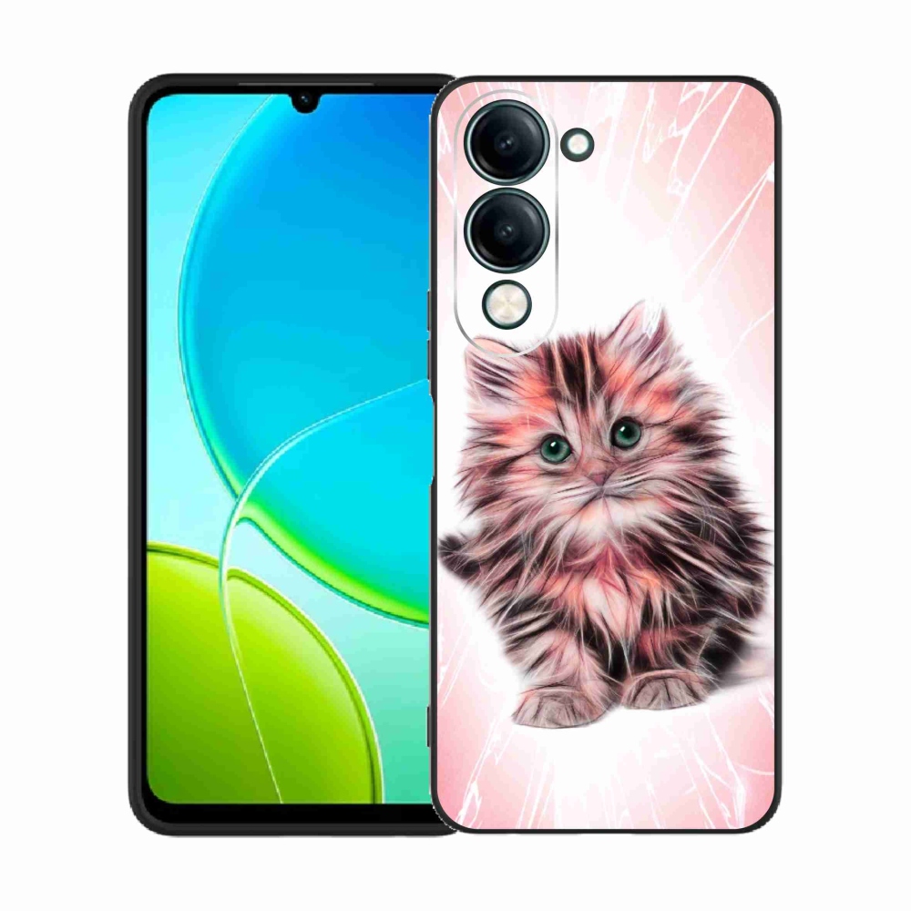 Gelový kryt mmCase na Vivo Y29s 5G - roztomilé kotě