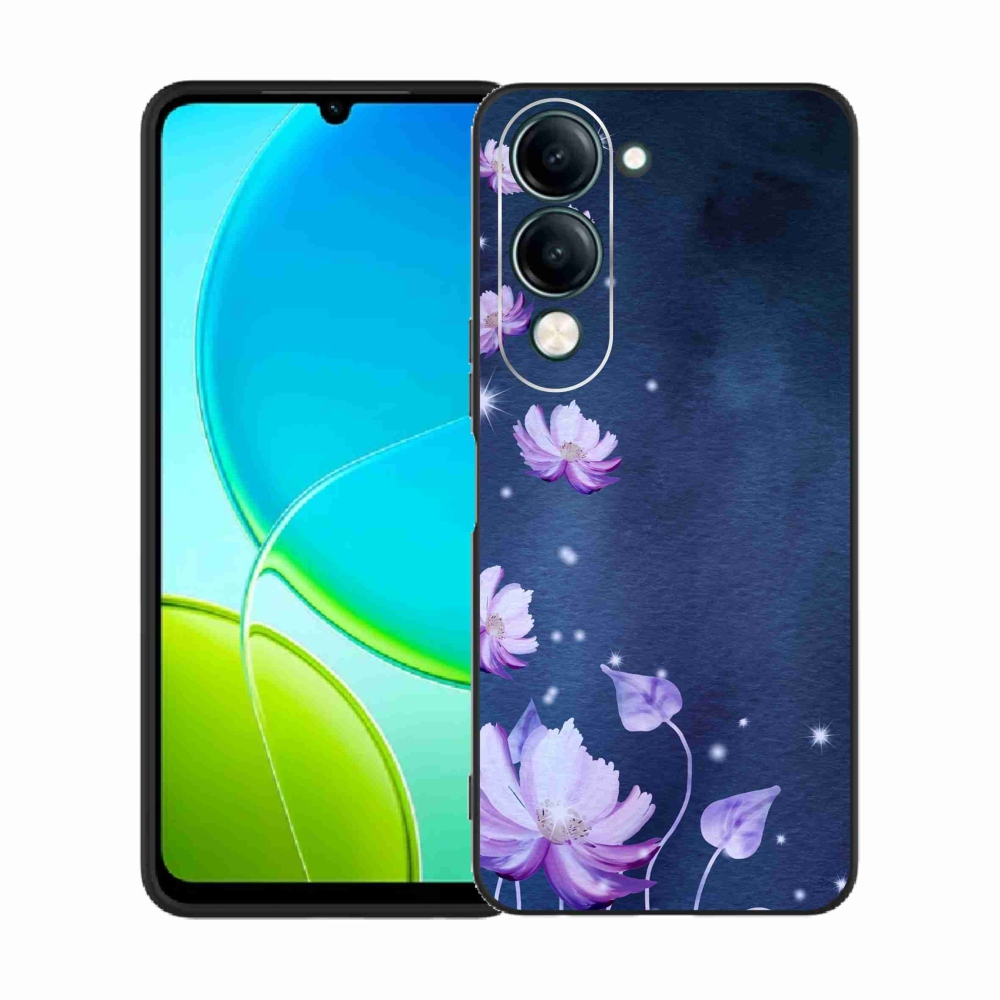 Gelový kryt mmCase na Vivo Y29s 5G - padající květy