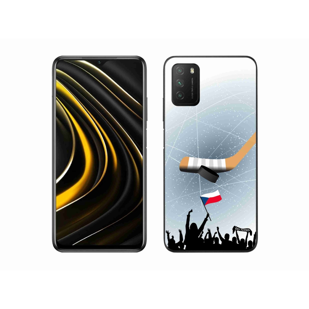 Gelový kryt mmCase na Xiaomi Poco M3 - fanoušci hokeje