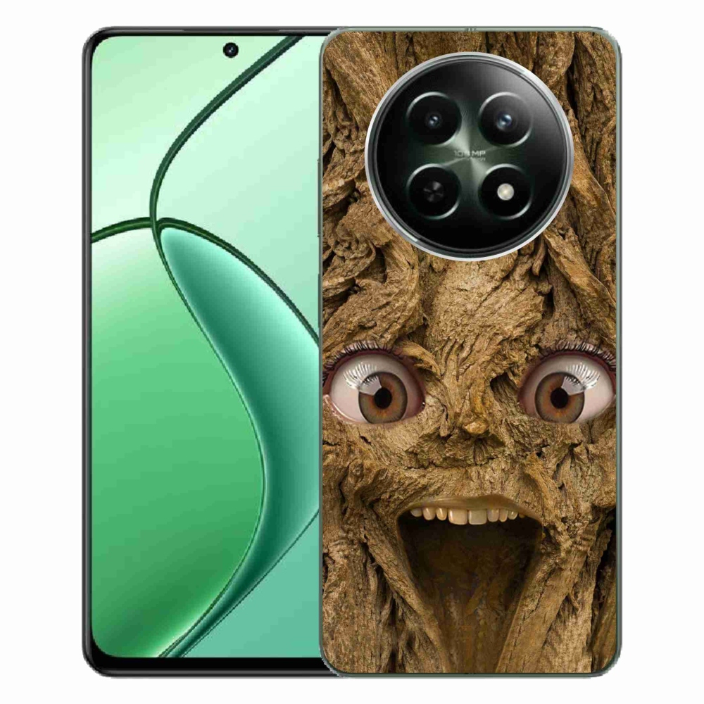 Gelový kryt mmCase na Realme 12 5G/12x 5G - veselý strom s očima