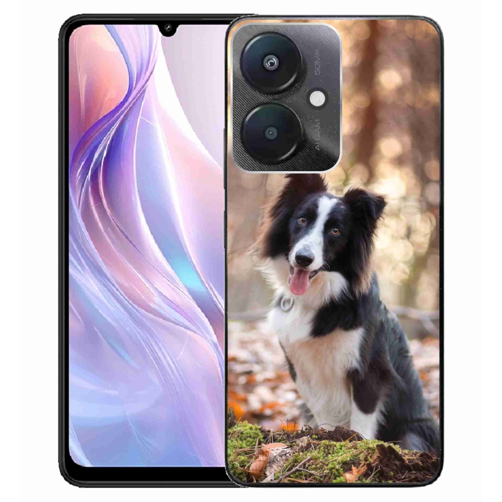 Gelový obal mmCase na Xiaomi Redmi 13C 5G - border kolie 1