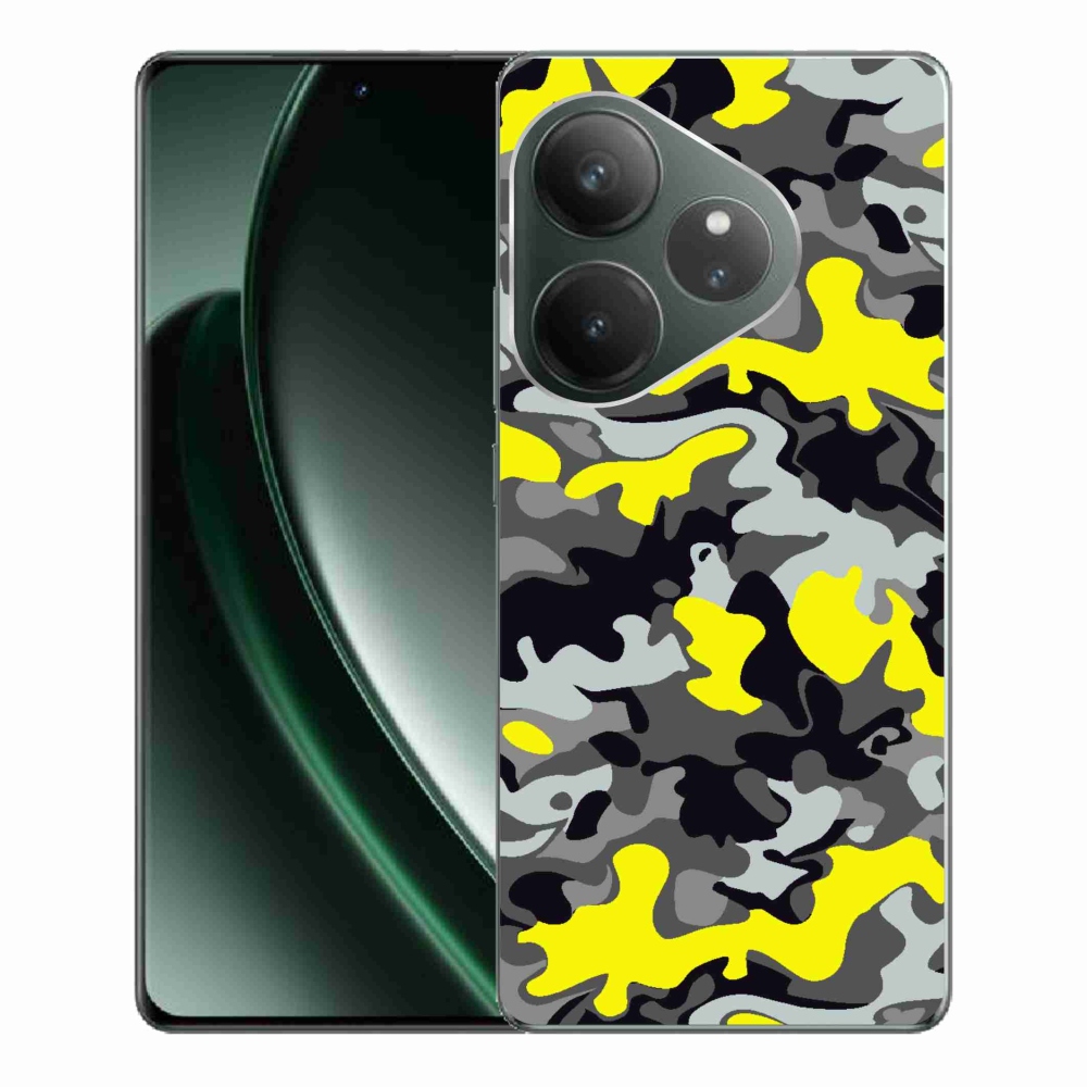 Gelový kryt mmCase na Realme GT 6 5G/GT 6T 5G - maskáčový vzor 6