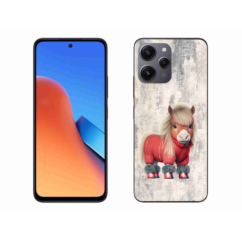 Gelový kryt mmCase na Xiaomi Redmi 12 - poník ve svetru